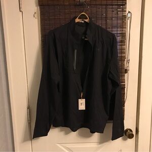 NWT Peter Millar Light Gray Breeze Featherweight Windbreaker Jacket Coat X-large